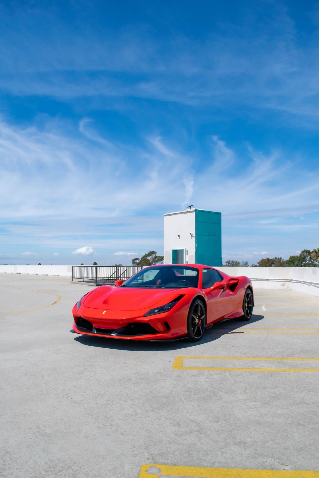 Red Ferrari F8 Spider for rent in Orange County (view 5)