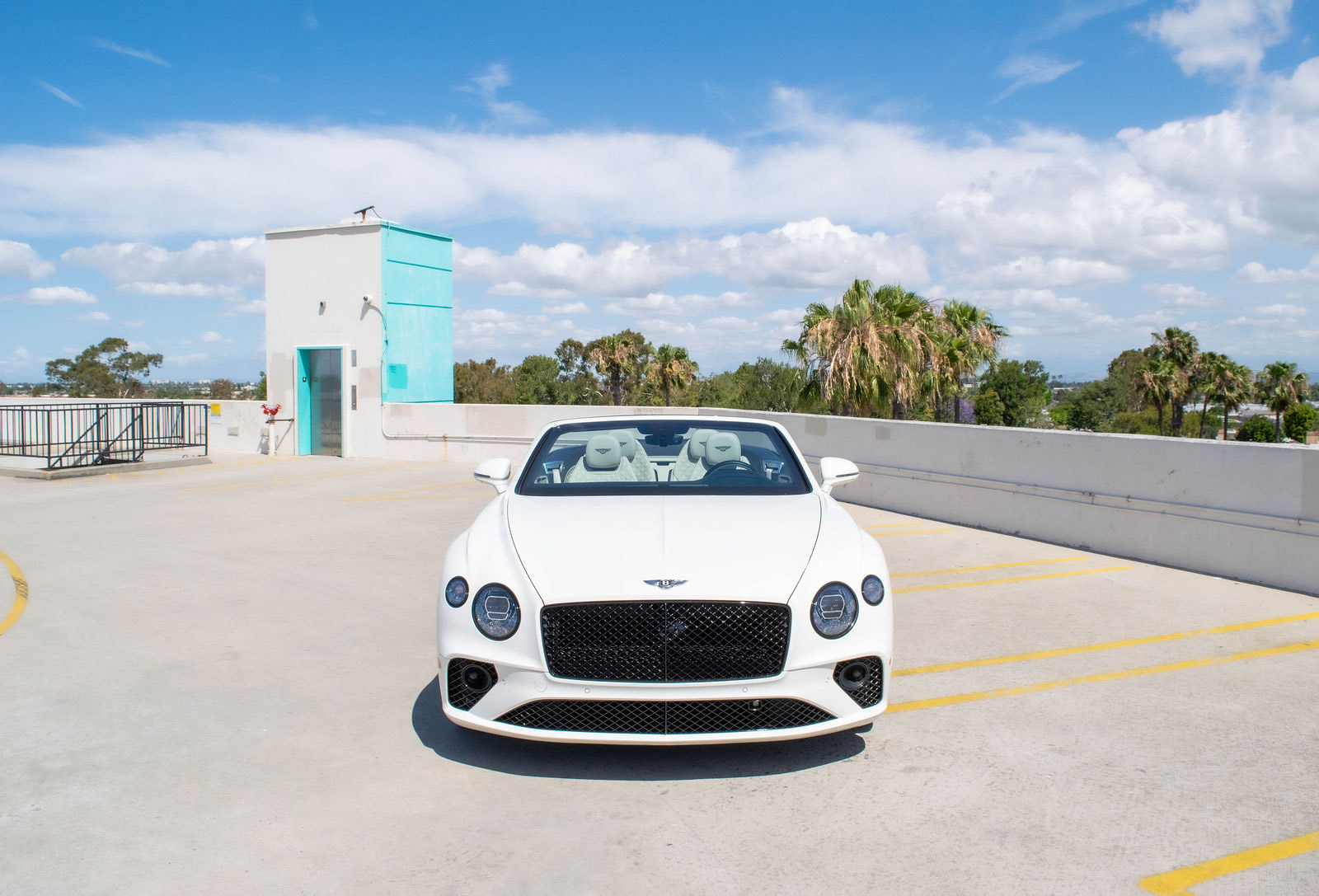 White Bentley Continental for rent in Orange County (view 4)