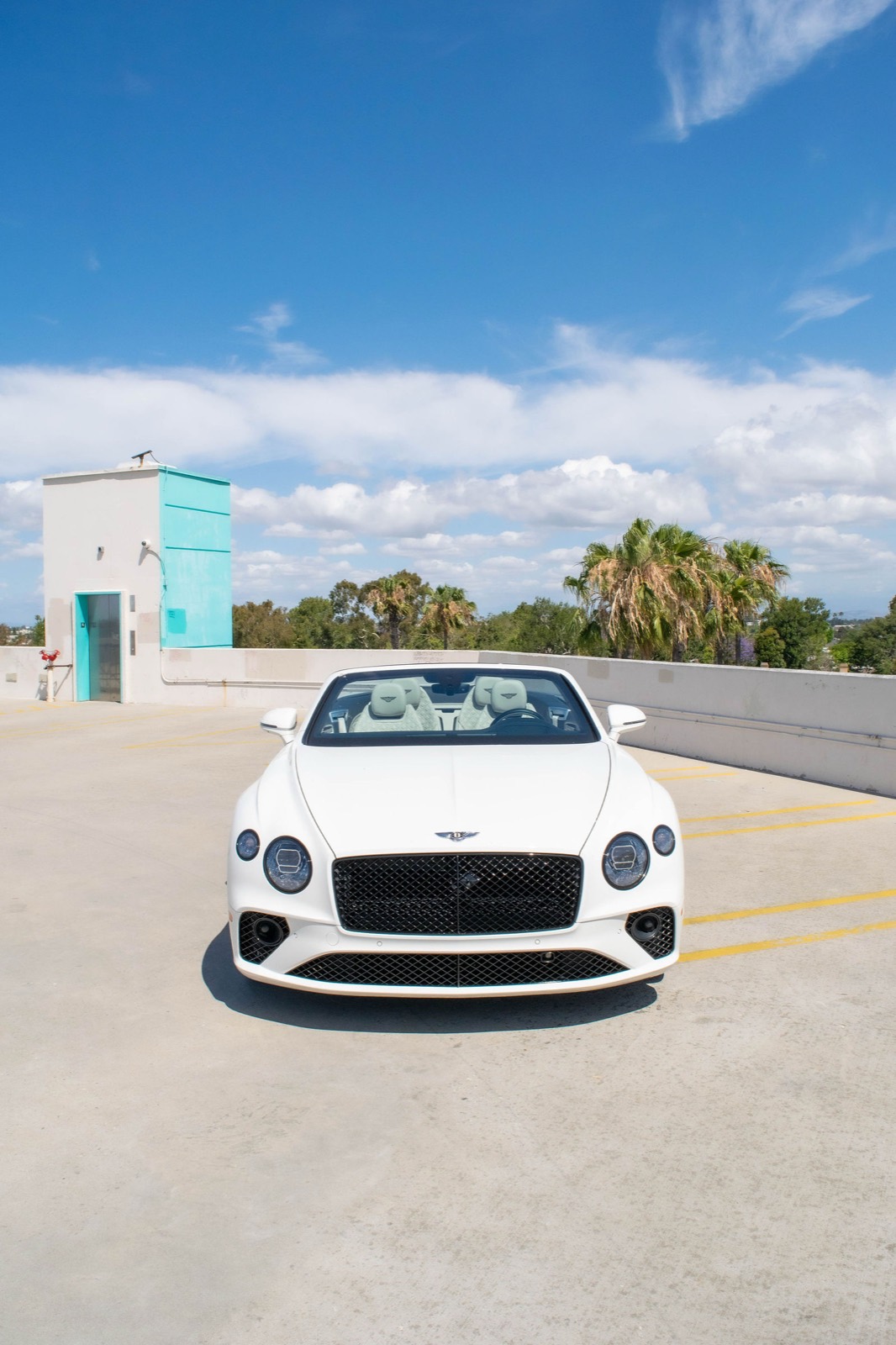 White Bentley Continental for rent in Orange County (view 5)