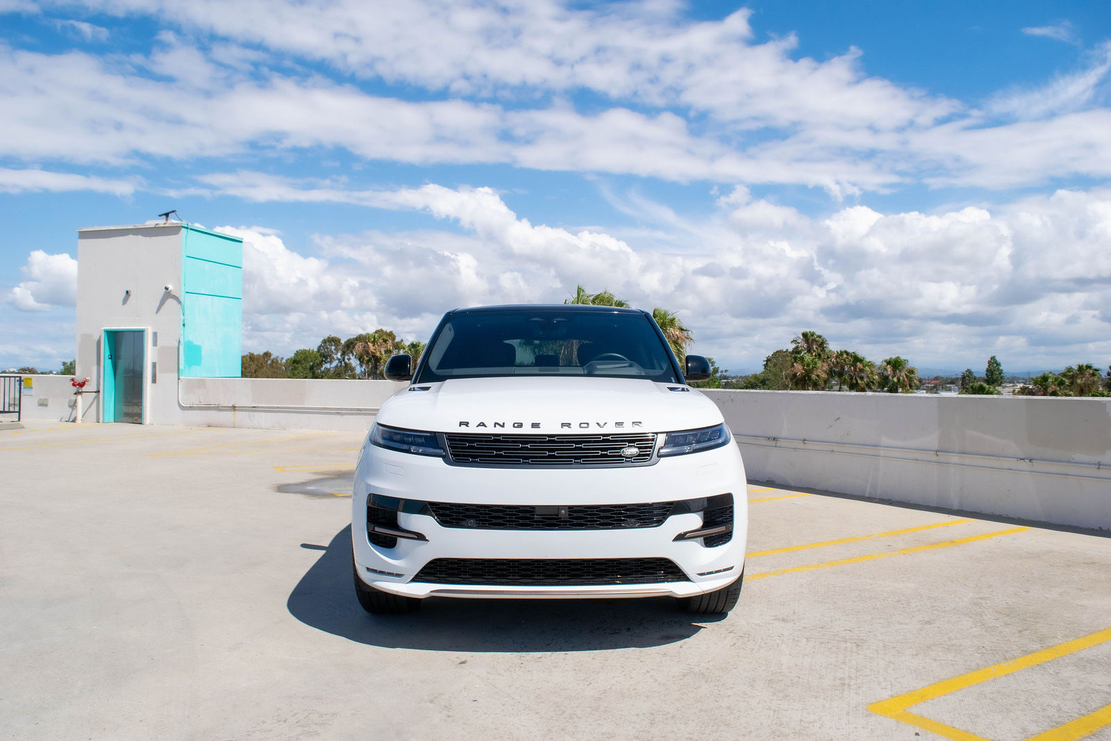 White Land Rover Range Rover for rent in Orange County (view 4)