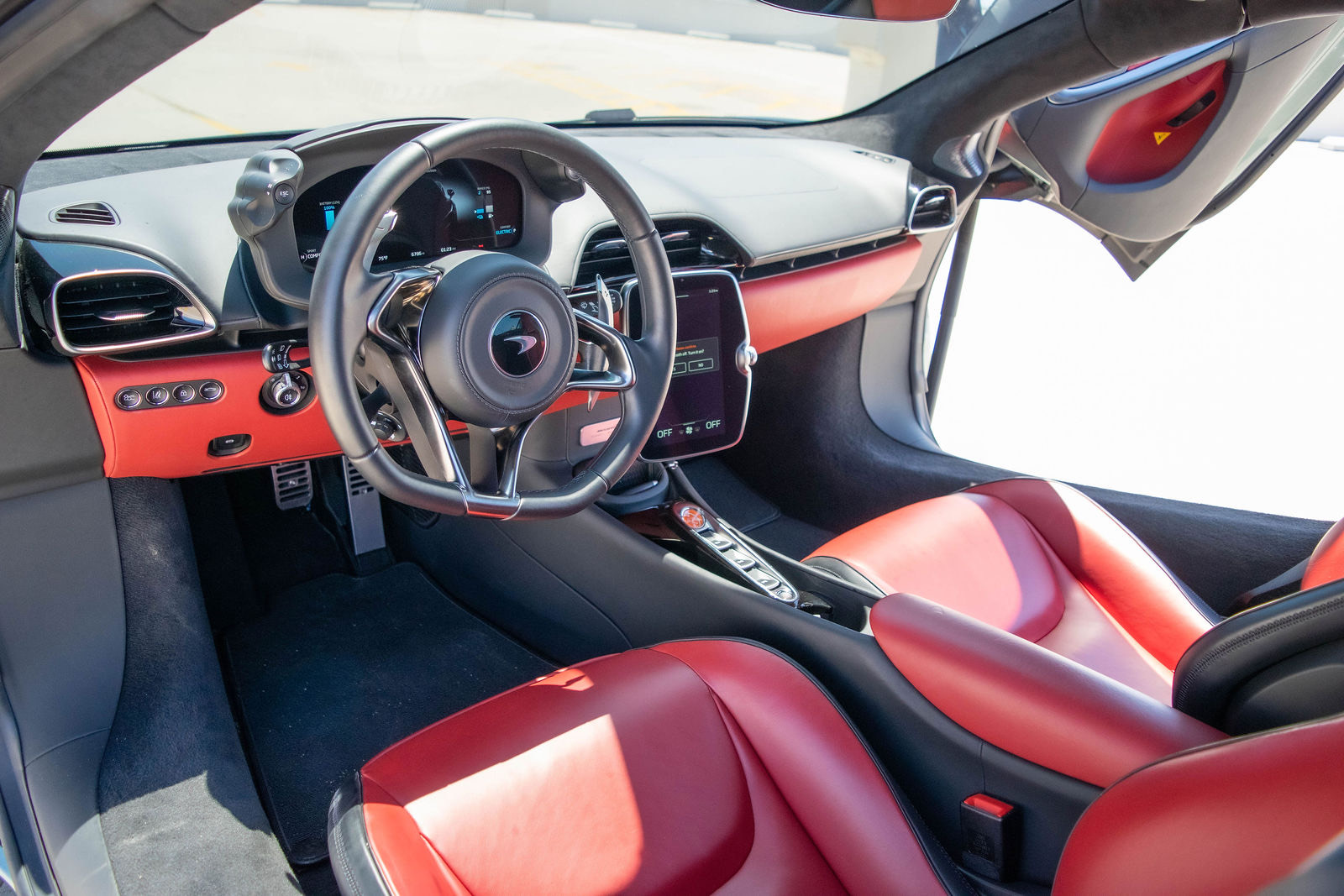 Satin Black McLaren Artura for rent in Orange County (view 5)
