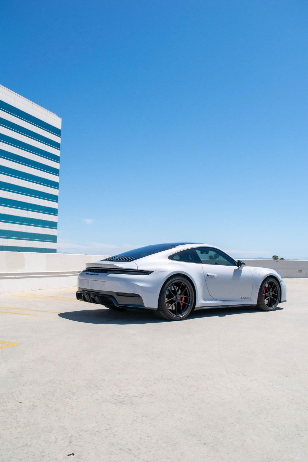 Grey Porsche 911 Carrera for rent in Orange County (view 3)