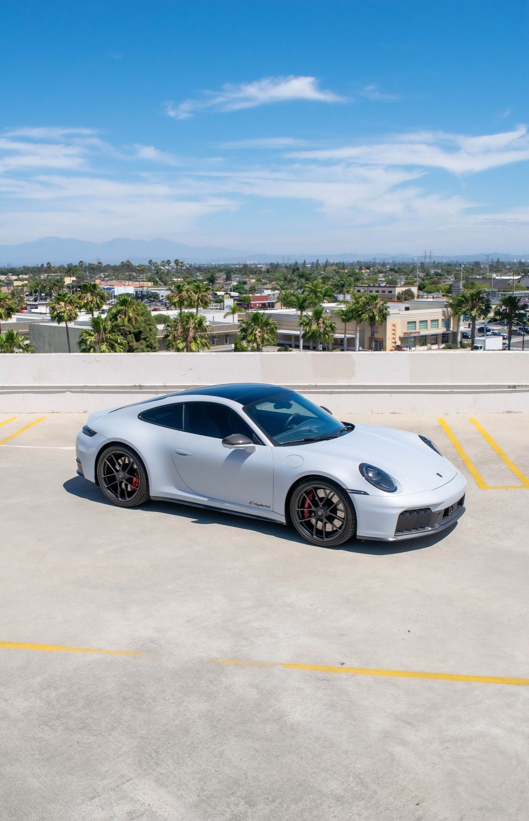 Grey Porsche 911 Carrera for rent in Orange County (view 5)