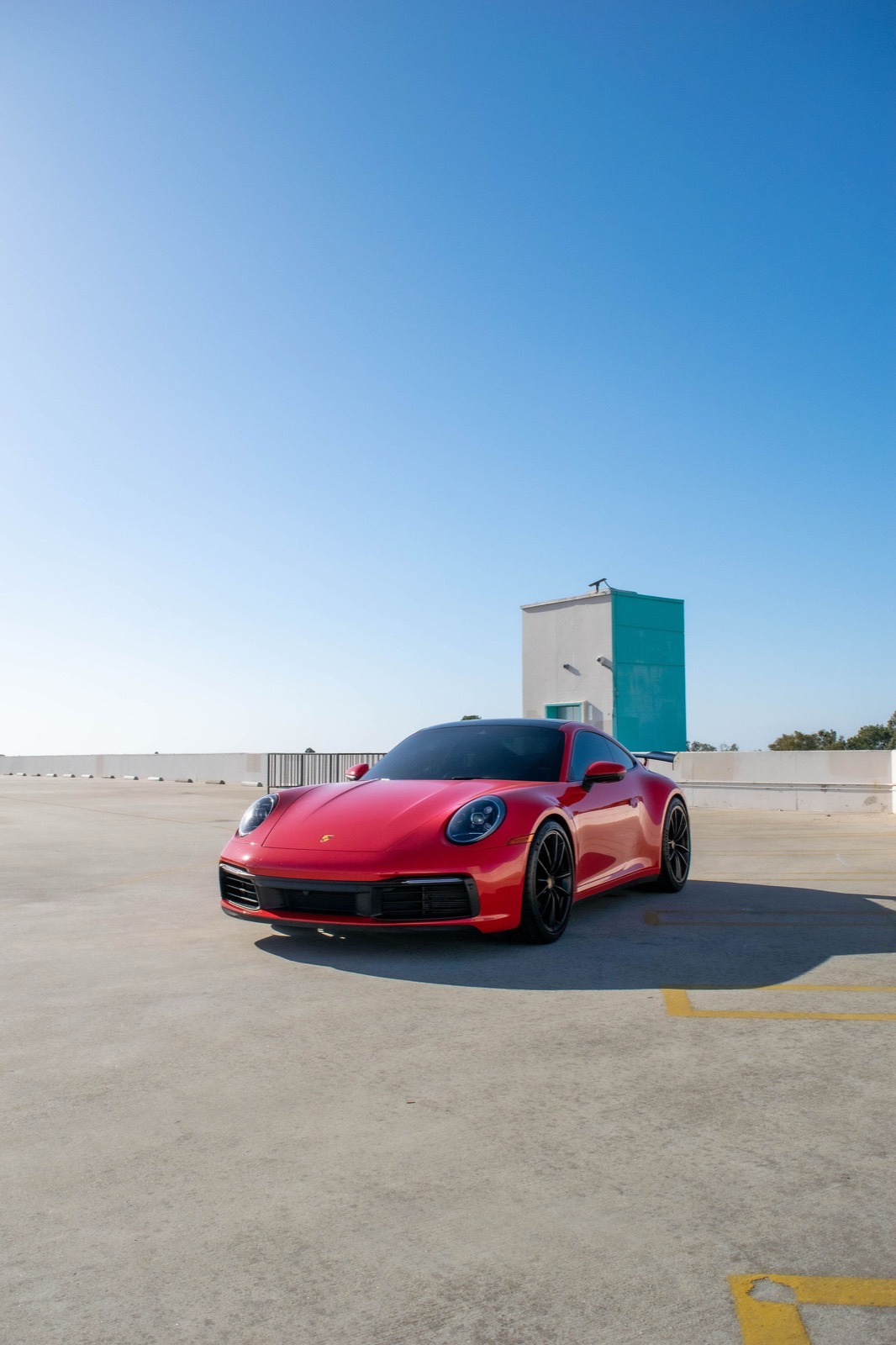 Red Porsche 911 Carrera for rent in Orange County (view 5)