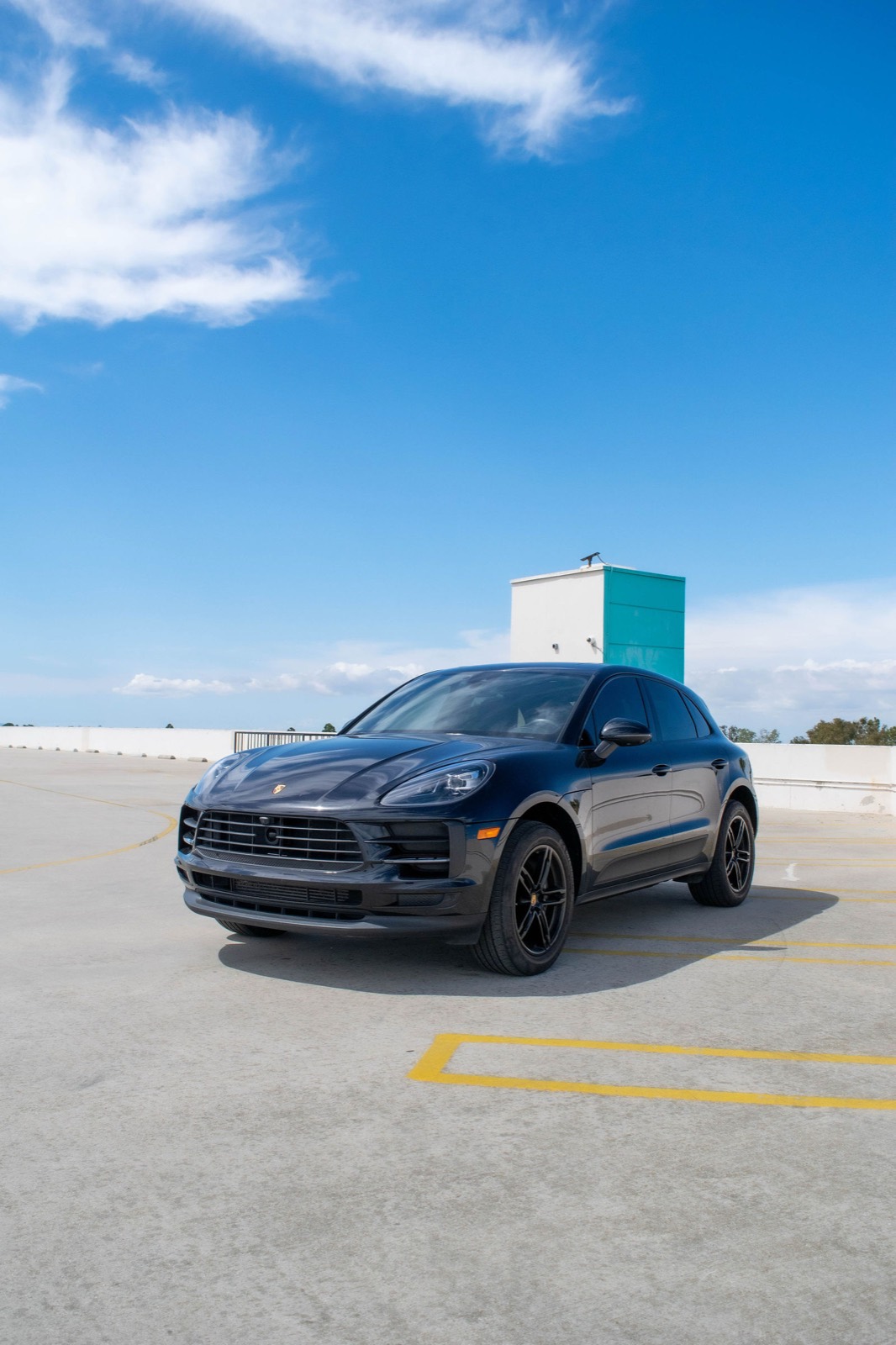Black Porsche Macan for rent in Orange County (view 5)