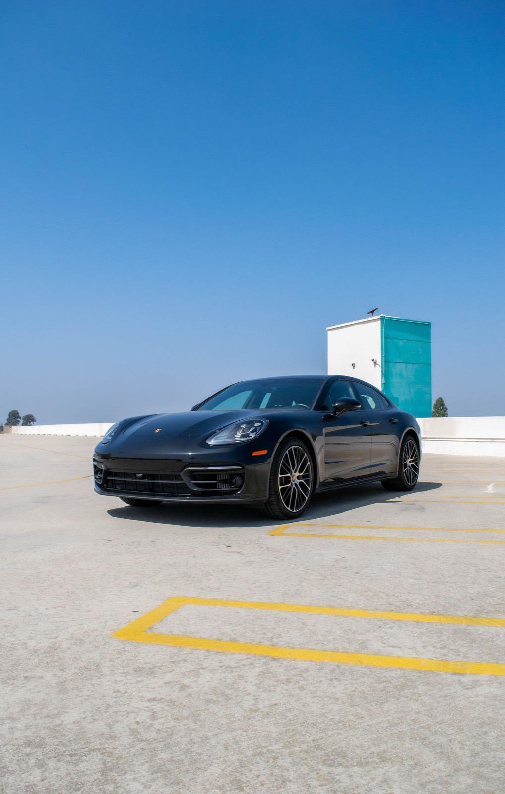 Black Porsche Panamera for rent in Orange County (view 5)