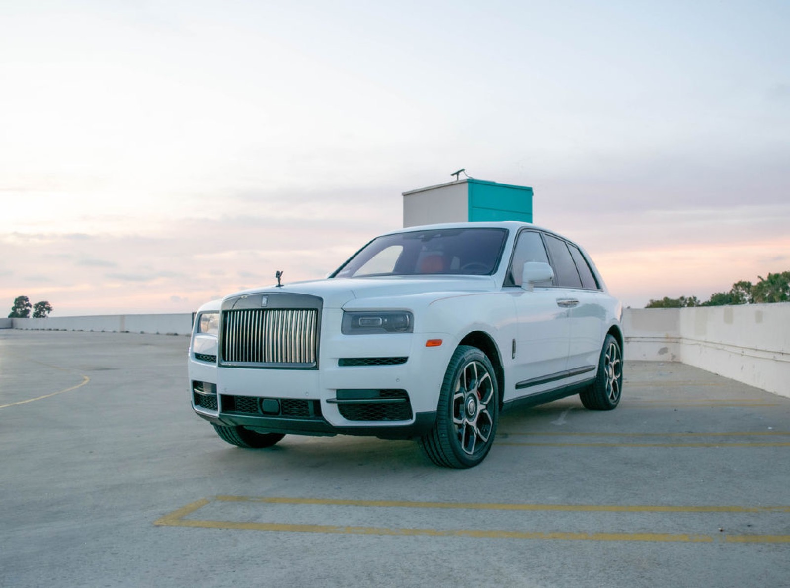 White Rolls-Royce Cullinan for rent in Orange County (view 3)