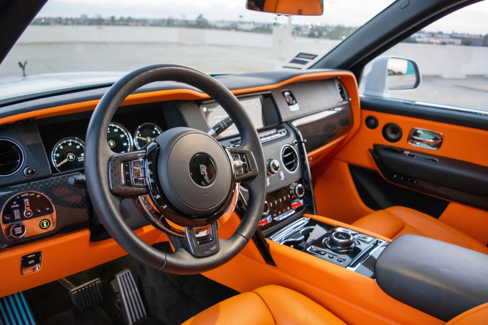 White Rolls-Royce Cullinan for rent in Orange County (view 5)